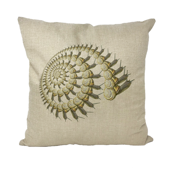 Snail Party Throw Pillow with Insert